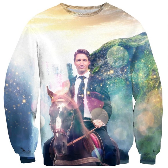 NWT Shelfies Dreamy Trudeau Sweatshirt-Unisex Large - Picture 2 of 5
